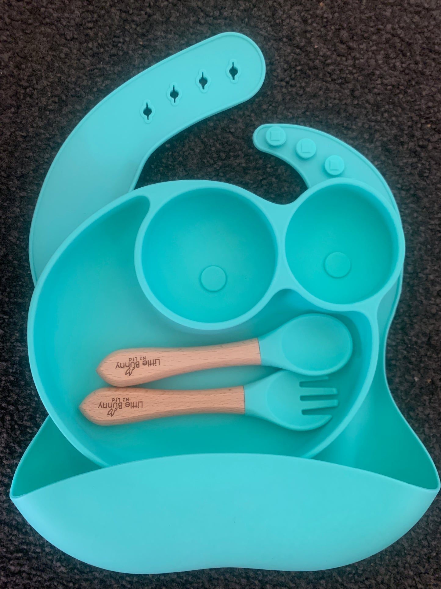 **50% OFF at Checkout. Frog Silicone Feeding Set