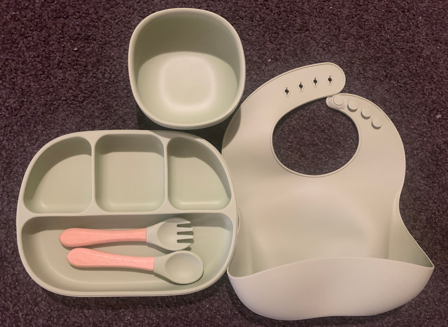 **50% OFF at Checkout. Silicone Feeding set