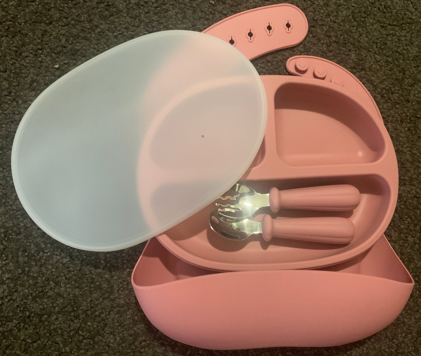 **50% OFF at Checkout. Silicone Feeding set