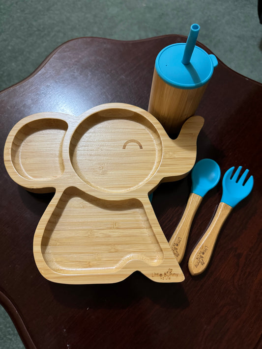 *50% OFF at Checkout. Bamboo Elephant Feeding Set